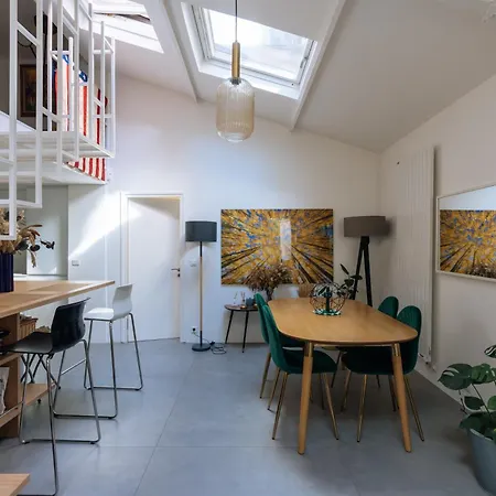 דירה Stylish 1bd Loft Canal Saint-martin!