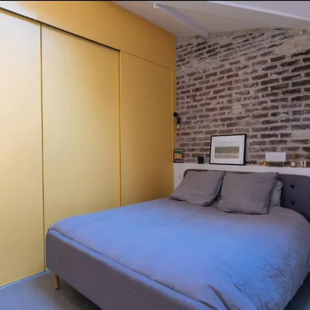 Stylish 1bd Loft Canal Saint-martin! דירה