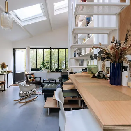 דירה Stylish 1bd Loft Canal Saint-martin! פריז