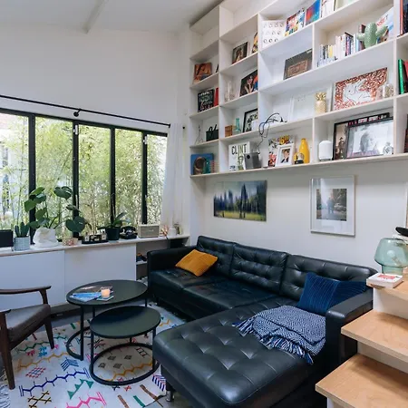 דירה Stylish 1bd Loft Canal Saint-martin!