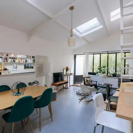 דירה Stylish 1bd Loft Canal Saint-martin! פריז