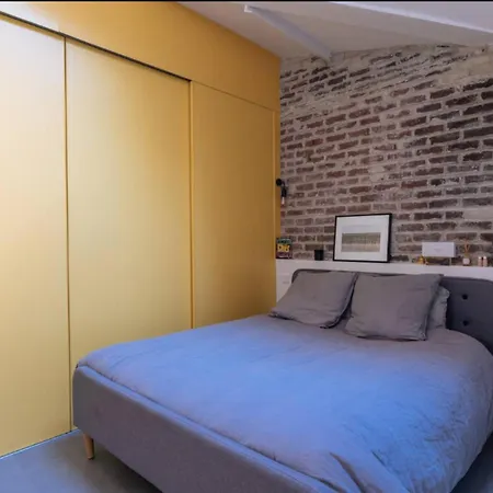 Апартаменты Stylish 1bd Loft Canal Saint-martin! *